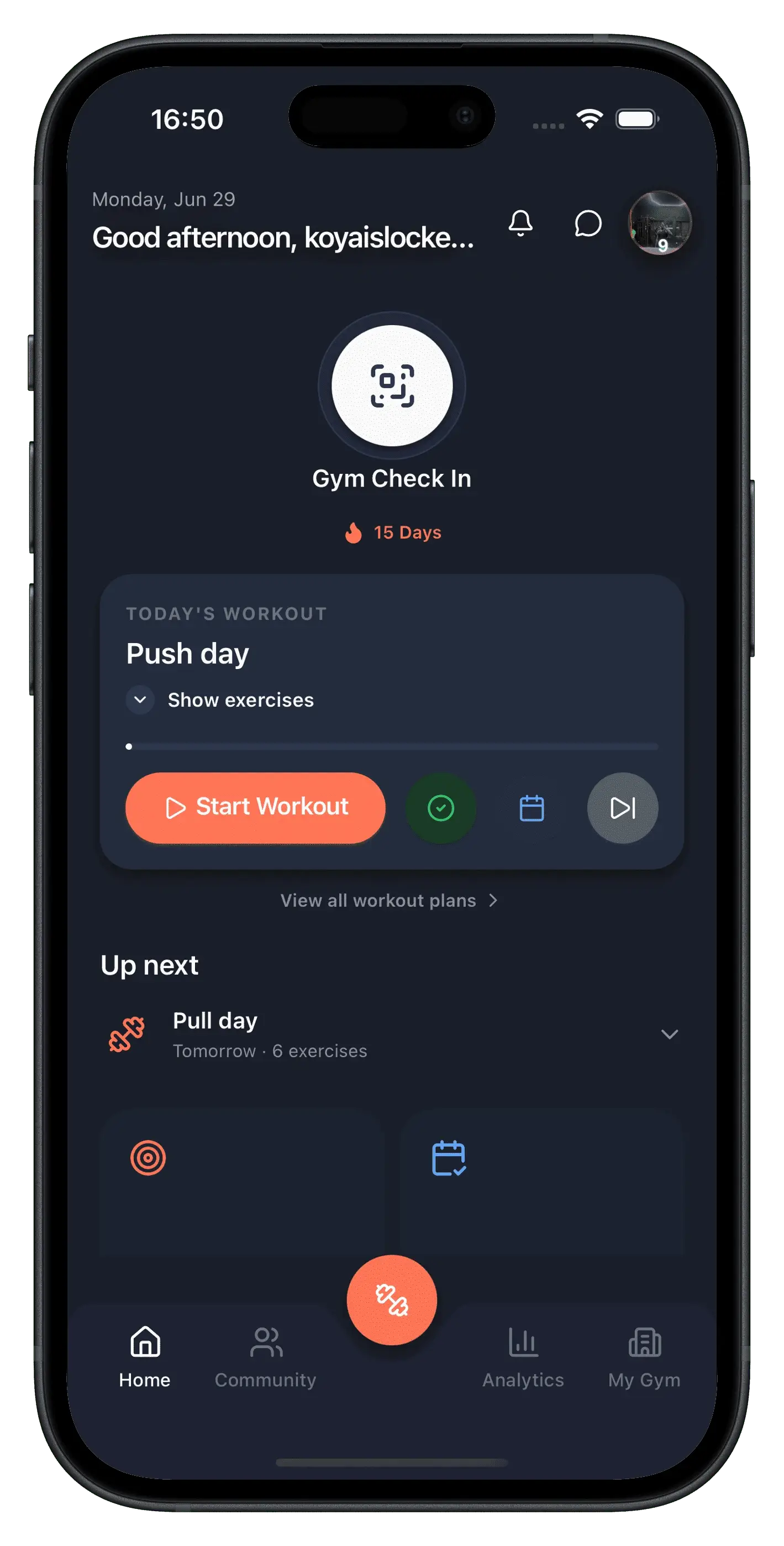 FirstRep mobile preview