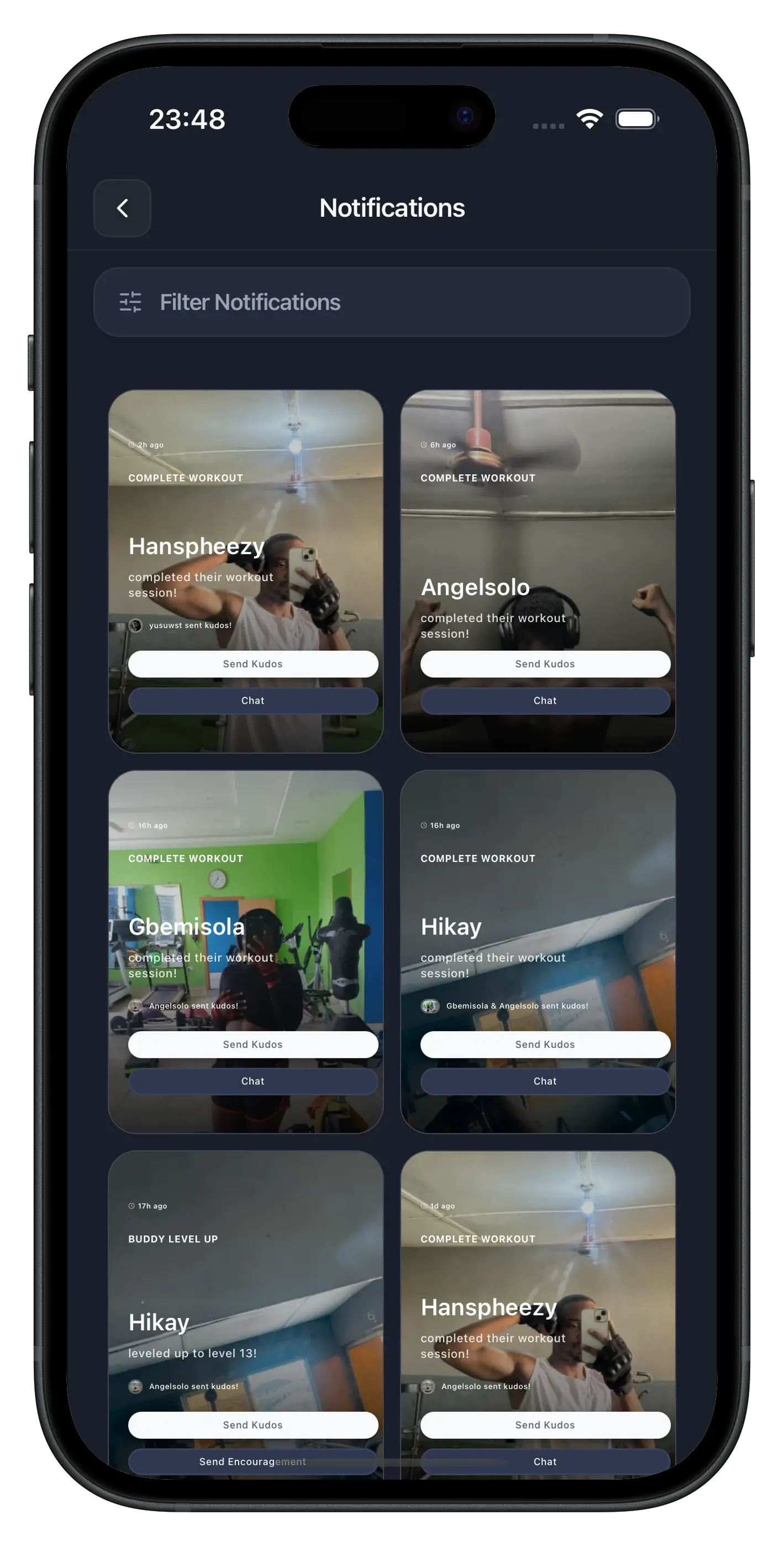 FirstRep member app notifications preview